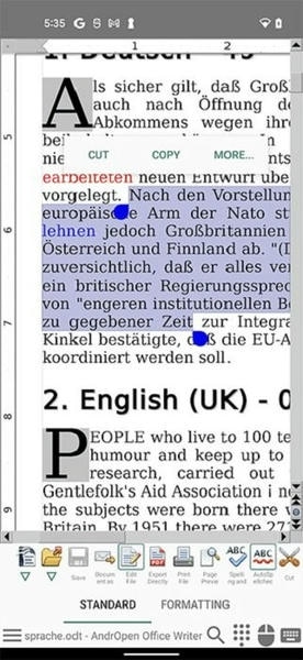 AndrOpen Office最新版本 v5.5.4 安卓版 1