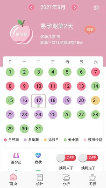 安全期排卵期计算app v1.3.8 安卓版 2