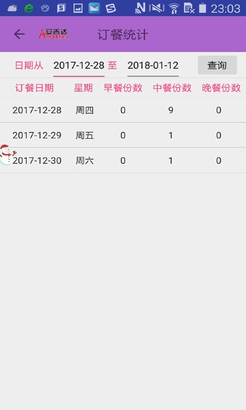 食堂手机订餐管理系统软件 v3.0 安卓版 1