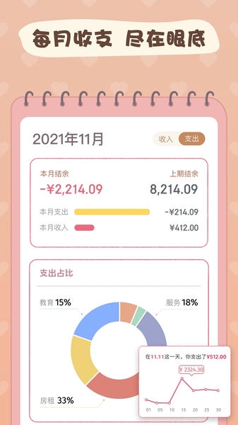 恋恋记账本 v1.5.7 安卓版 3