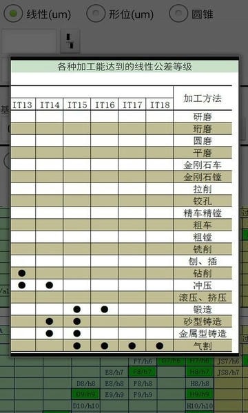 机械公差表手机版 v4.1 安卓最新版 1