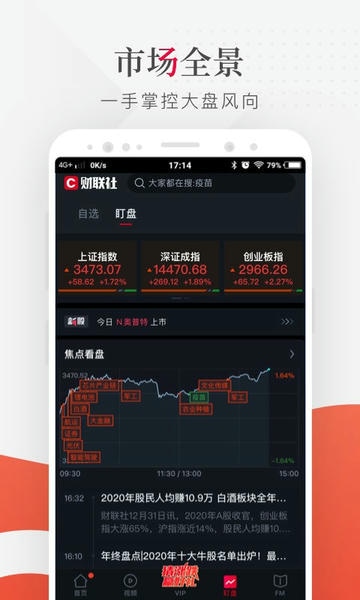 财联社股市早报 v8.8.1 安卓最新版 1