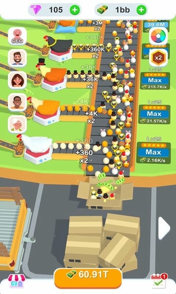 鸡蛋工厂大亨内置FF作弊菜单版(Idle Egg Factory) v3.3.1 安卓最新版 0
