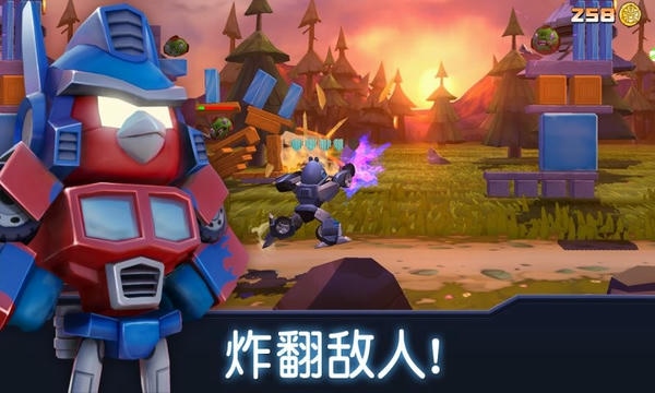 愤怒的小鸟变形金刚无限金币钻石版 v2.24.0 安卓版 0