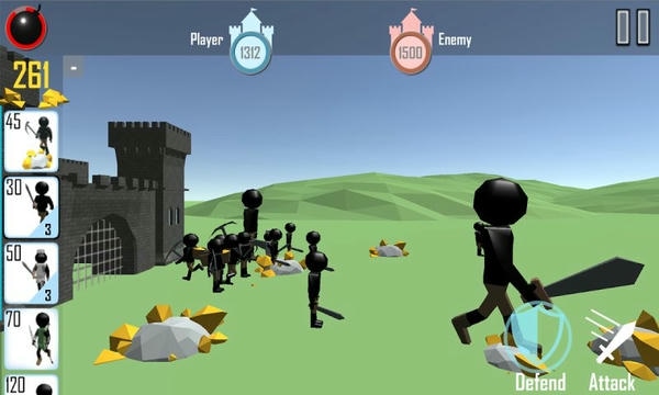 火柴人战争3d手机版游戏 火柴人战争3d版手游
