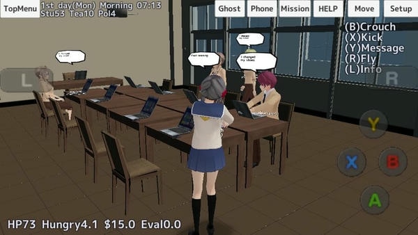校园女生模拟器mod模组完整版(school girls simulator mod) v1.0 安卓版 2