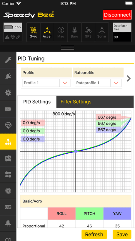 speedybee调参软件2025最新版 v3.1.2 安卓版 0