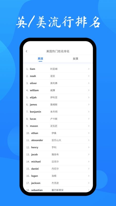 英文名起名取名助手免费版 v2.1.2 安卓版 0