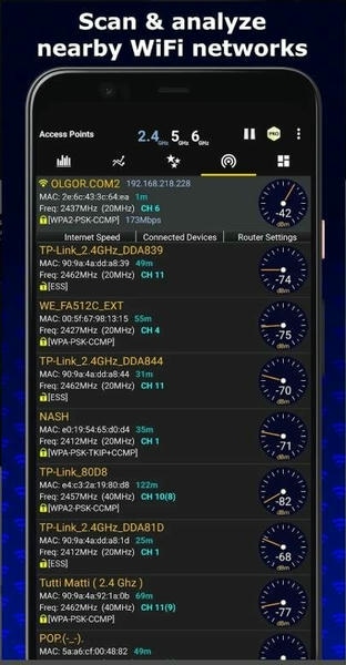 WiFi Analyzer中文版 v6.0 安卓版 1