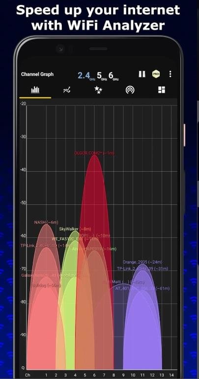 WiFi Analyzer中文版 v6.0 安卓版 2