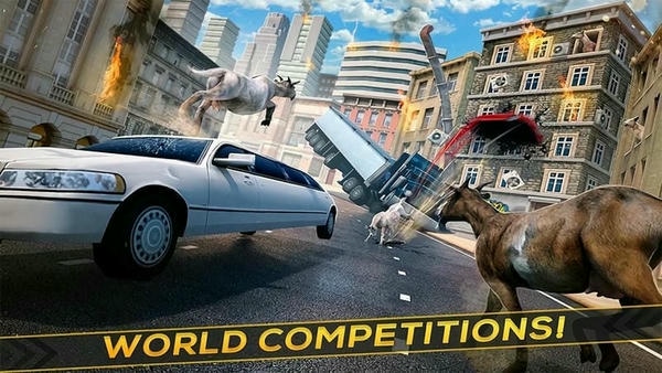 疯狂山羊模拟器手机版(Frenzy Goat: A Simulator Game) v1.0.0 安卓版 1