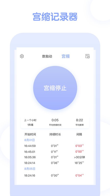 宫缩记录器手机版 v4.1.3 安卓版 3