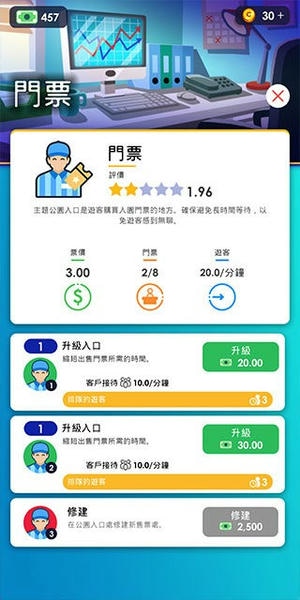 闲置主题公园大亨金币不减反增版 v4.0.2 安卓版 0