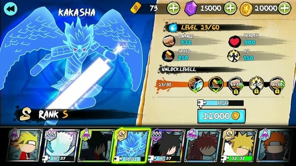 火柴人忍者大战破解版全忍者满级 v3.6 安卓最新版 2