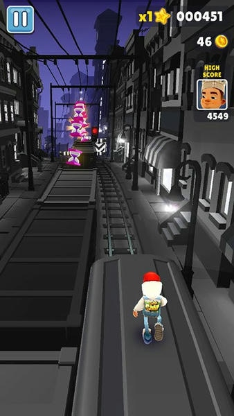 地铁跑酷沙漏金币魔改版(黑白芝加哥沙漏金币) v3.11.0 安卓版 2