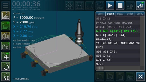 cnc数控铣床仿真软件(CNC VMC Simulator) v1.0.15 安卓版 2