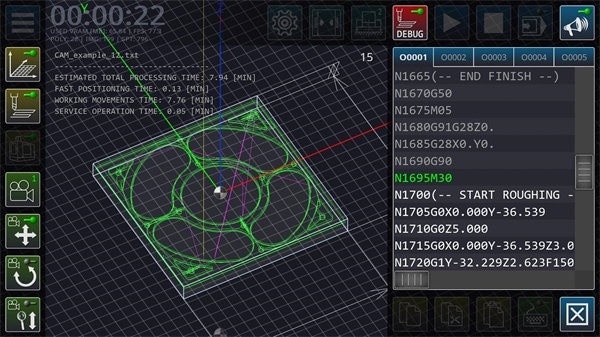 cnc数控铣床仿真软件(CNC VMC Simulator) v1.0.15 安卓版 0