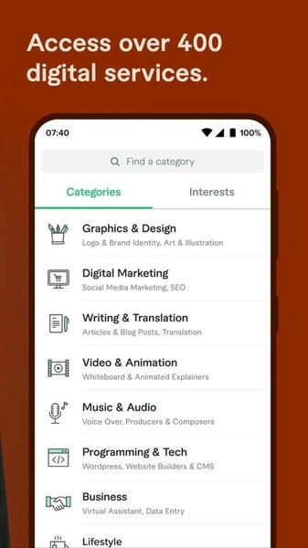 fiverr官方中文版app v4.4.3 安卓版 0