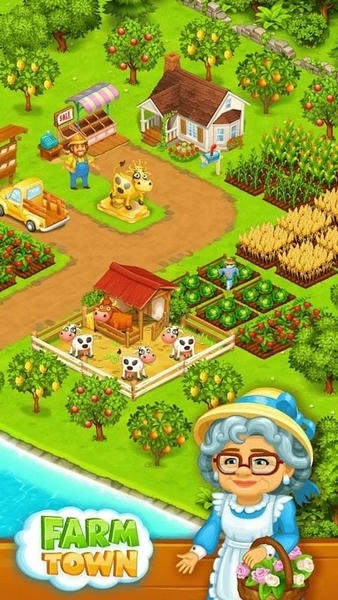 农场小镇无限金币钻石版 v4.15 安卓版 2