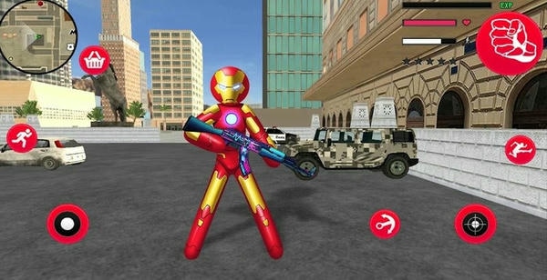 火柴人绳索英雄钢铁侠内置菜单版 v1.3 安卓版 2