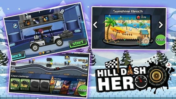 登山赛车英雄免广告版(hill dash hero) v1.0.7 安卓版 0