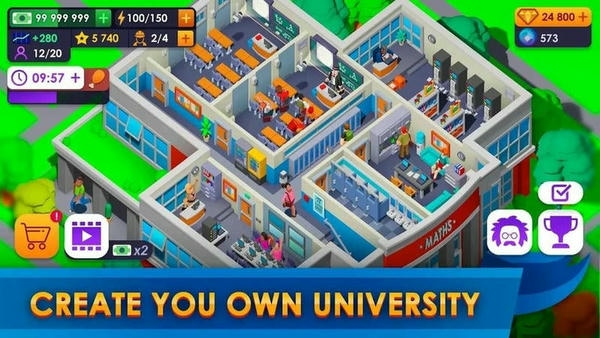 大学帝国大亨无限金币钻石版 v1.2.3 安卓版 1