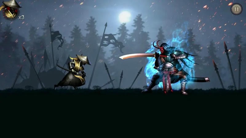 忍者武士暗影格斗无限生命无限金币钻石 v1.82.1 安卓版 0