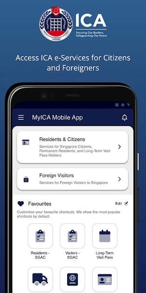 MyICA Mobile新加坡入境申报APP v1.2.2 安卓版 2