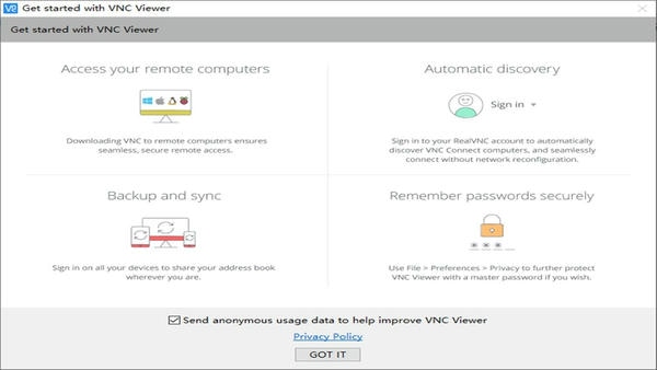 vnc viewer电脑版(远程控制软件) v7.15.1 最新版 0