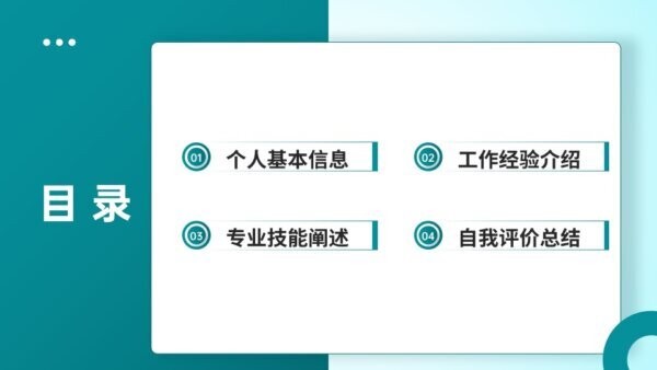 金牌月嫂个人简历模板 PPT可编辑版 0