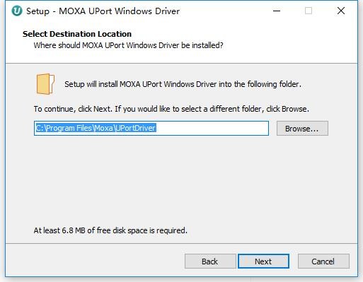 Moxa UpOrt 1250串口驱动 v3.3 官方版 0