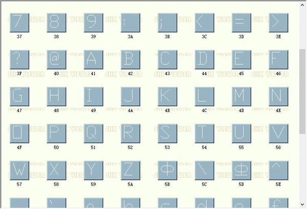 cad字体txt1.shx 免费版 0