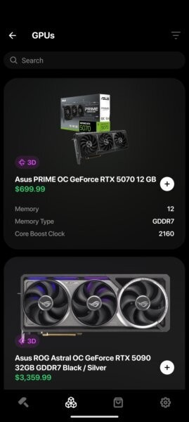 buildcores 3D PC构建器 v2025.7.1 安卓版 0