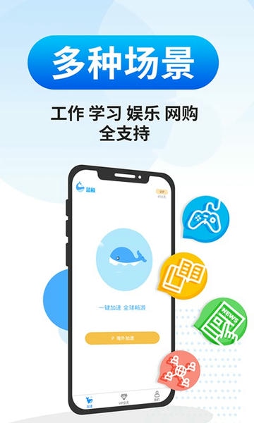 蓝鲸加速器app v3.3.2 安卓版 2