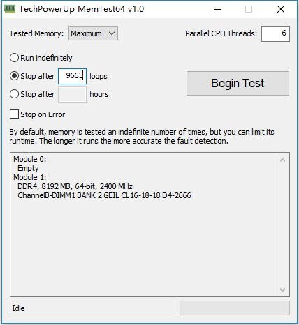techpowerup memtest64(内存稳定性测试软件) v1.0 官方版 1