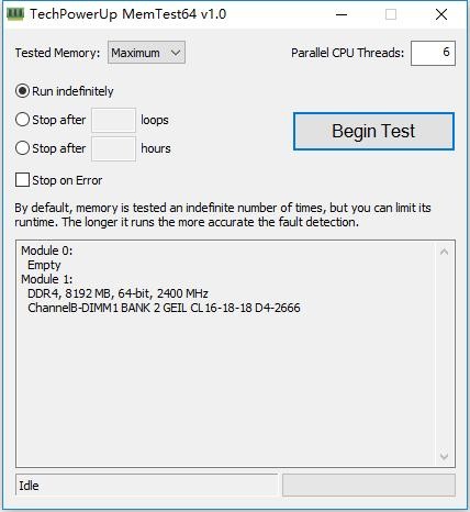 techpowerup memtest64(内存稳定性测试软件) memtest64中文版下载