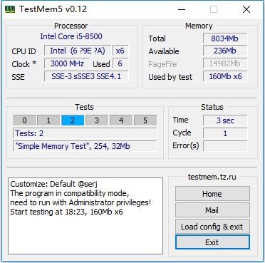 TestMem5内存检测工具 TM5下载