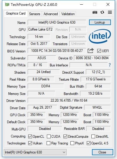 GPU-Z绿色版(GPU识别工具) v2.60.0 官方版 3