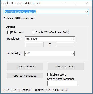 GpuTest烤机软件 GpuTest烤机工具下载