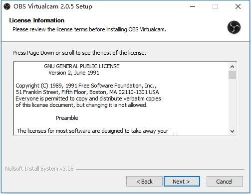 obs virtualcam windows版 v2.0.5 最新版 1