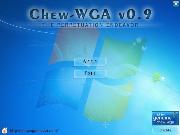 chew wga工具(win7激活工具) v0.9 绿色版 1