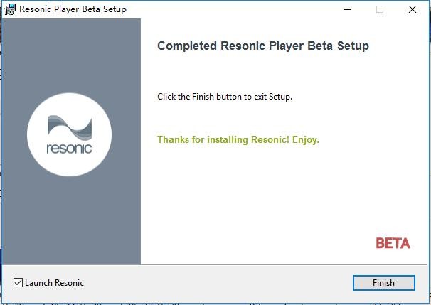 resonic player beat 中文版 v0.9.3.1806 电脑版 0