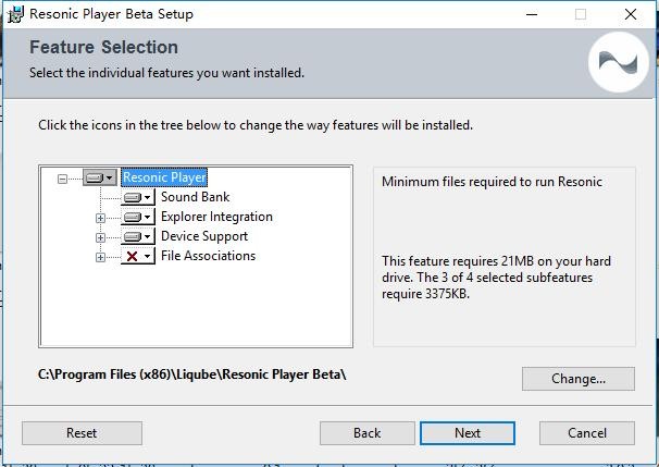 resonic player beat 中文版 v0.9.3.1806 电脑版 1