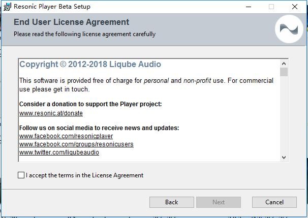 resonic player beat 中文版 v0.9.3.1806 电脑版 2