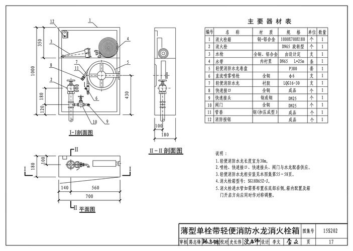 15S202室内消火栓安装图集 pdf免费版 1