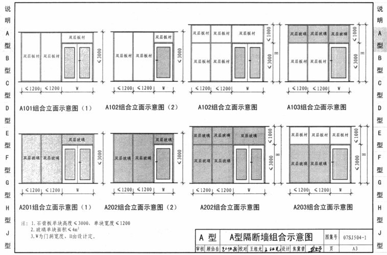 07sj504-1隔断隔断墙图集 电子版 3