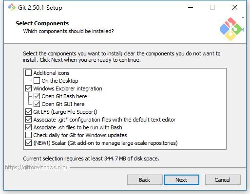 git.exe最新版 v2.50.1 电脑版 0