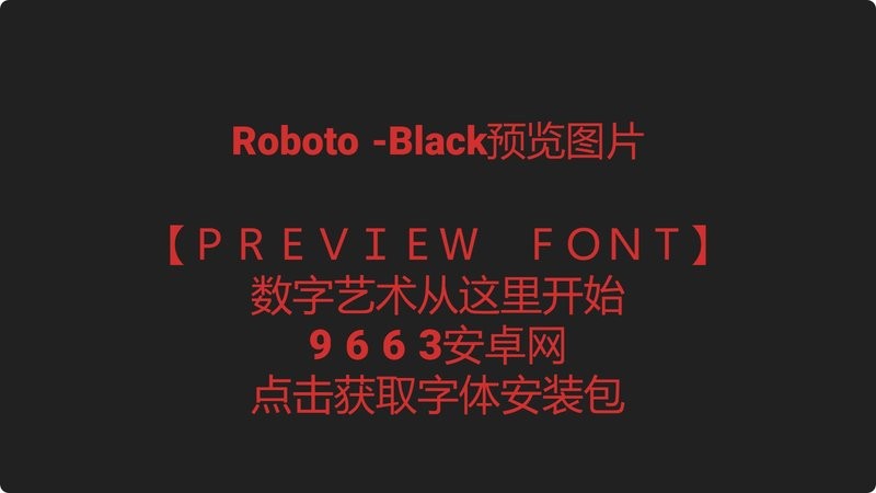 roboto-black roboto-black字体