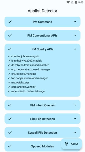 applistdetector应用列表检测器 v2.4 安卓版 0