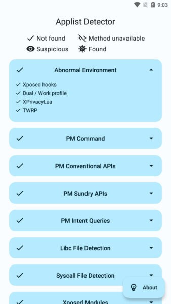 applistdetector应用列表检测器 v2.4 安卓版 2